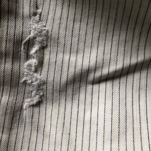 Anthropologie Made in USA Pinstripe Jeans - Picture 5 of 6